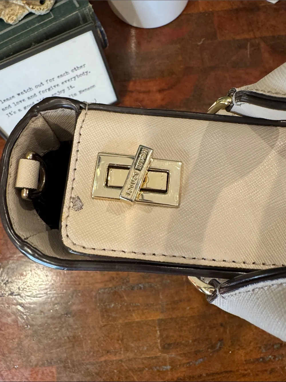 Henri Bendel West 57th Floral Applique Satchel / Tote Bag